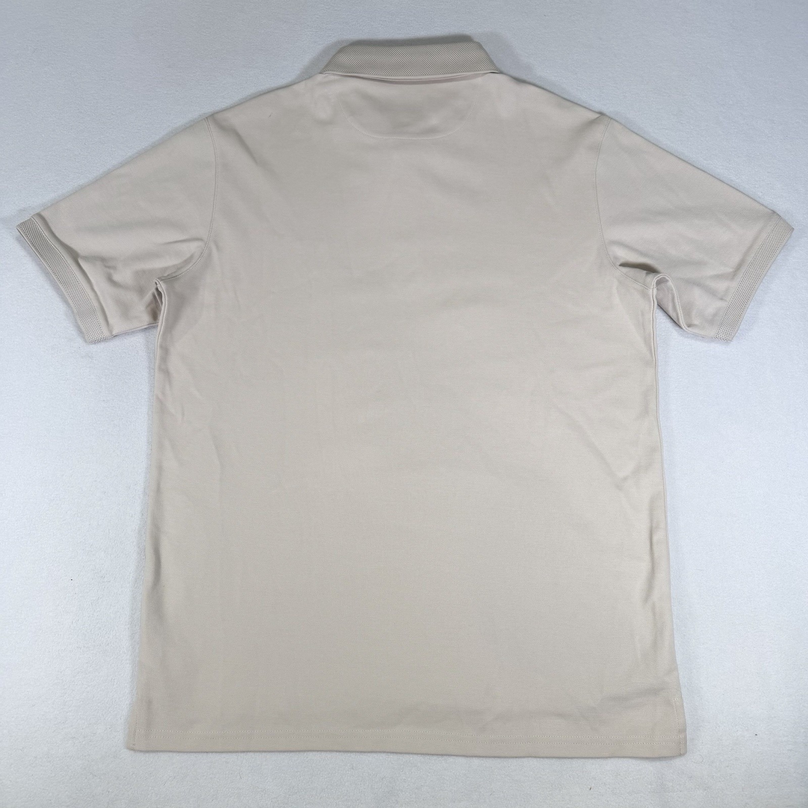 Nwt Eastside Core Pique Polo Shirt Mens Medium Pumice Beige Short Sleeve — image 3 of 7